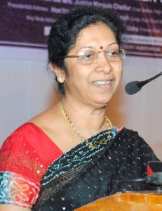 Justice Manjula Chellur, the Chief Justice of the Bombay High Court Justice Manjula Chellur, the Chief Justice of the Bombay High Court