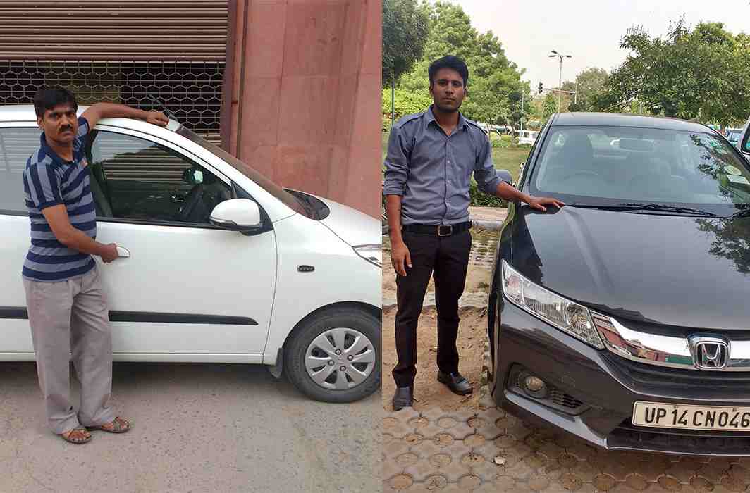 (L-R) Cab drivers Rakesh Kumar(Left) and Harry Prasad(Right) are amongst those drivers who are worried about the new rule. Photo: Mrinal Verma (L-R) Cab drivers Rakesh Kumar(Left) and Harry Prasad(Right) are amongst those drivers who are worried about the new rule. Photo: Mrinal Verma