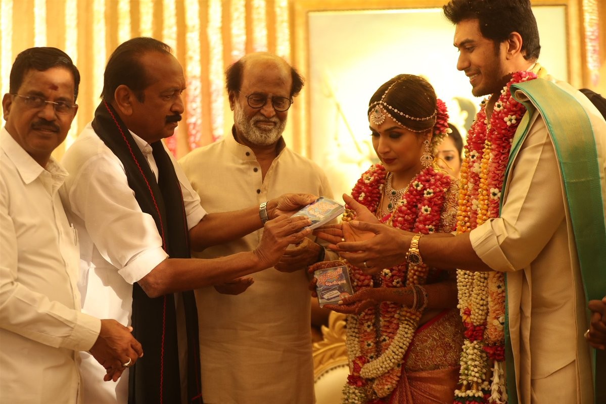 Have A Glance At Soundarya Rajinikanth Vishagan Vanangamudi S Wedding Pics Apn Live