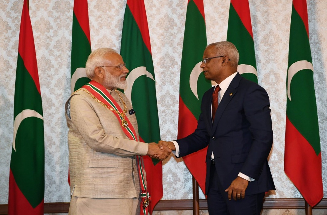 पीएम मोदी मालदीव संसद सम्मानित