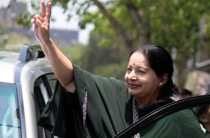 Jayalalithaa was the first chief minister against whom the governor granted sanction for prosecution while in office in a corruption case. Photo: UNI