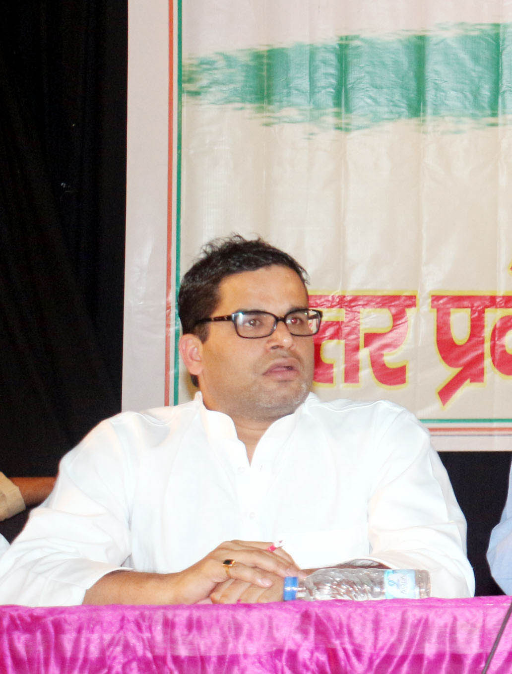 Congress advisor and election strategist Prashant Kishore during a party meeting in Lucknow. Photo: UNI