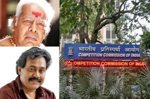 (Clockwise from extreme left): Film director Vinayan, veteran Malayalam actor, the late Thilakan (photos: YouTube), Competition Commission of India (photo: Anil Shakya)