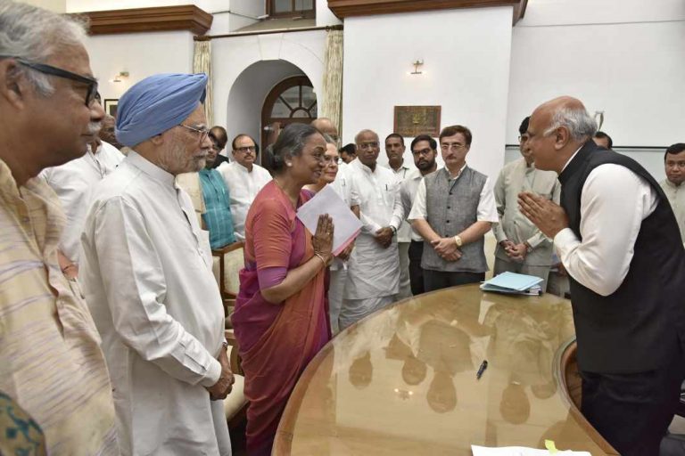 Meira Kumar files nomination papers