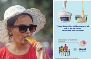 The Amul brand enjoys tremendous goodwill. It can therefore take on the competition through provocative advertising. Photo: UNI