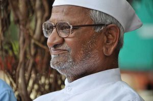 Anna Hazare. Photo: wikimedia