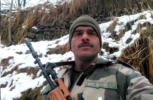 A file picture of BSF jawan Tej Bahadur Yadav