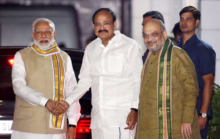 M Venkaiah Naidu elected Vice President