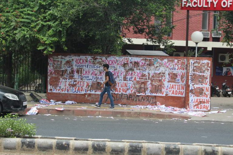 Delhi University elections: NGT threatens fines as walls remain defaced