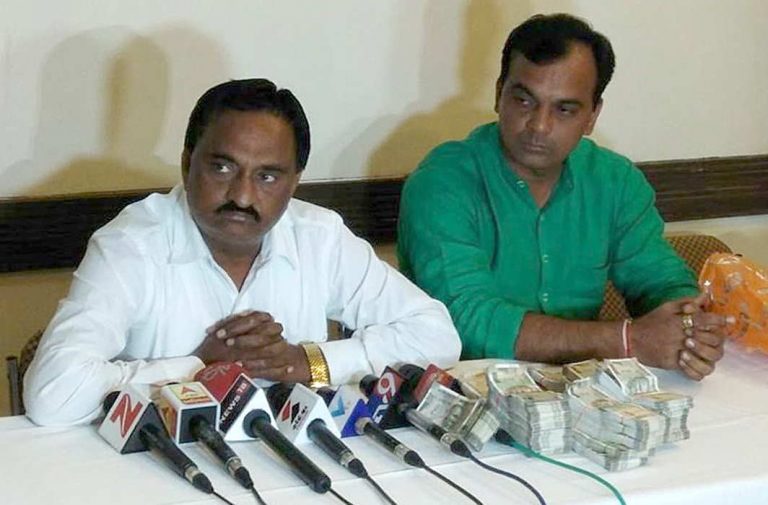 While one Patel leader claims he was offered Rs 1 crore bribe to join BJP, another quits party