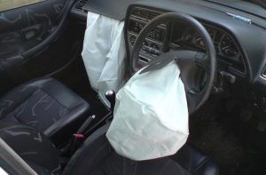 A representative picture of airbags in a car