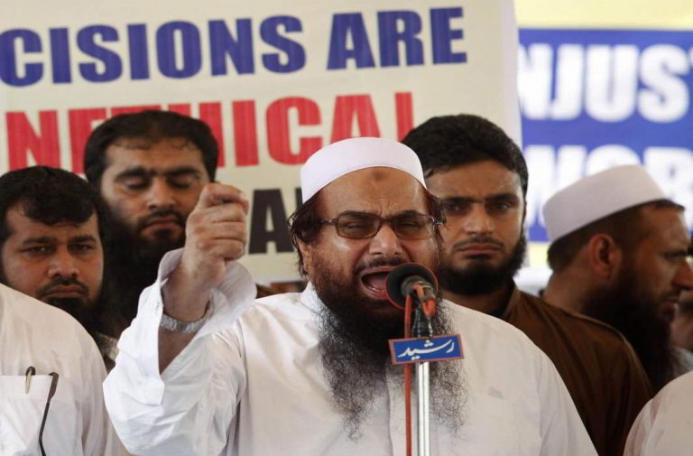 Pakistan Says Hafiz Saeed arrested while trying to leave Lahore