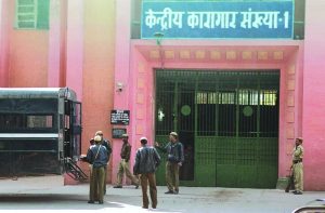 The entrance to Central Jail No. 1 of Tihar Prisons. Photo: Rajeev Tyagi