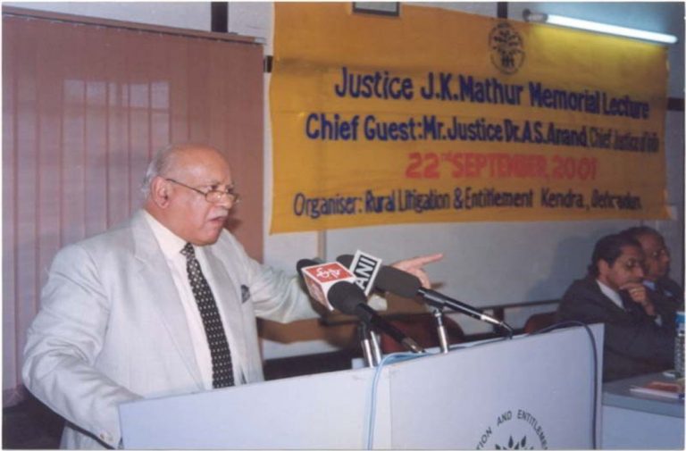 Former Chief Justice of India Justice A S Anand passes away