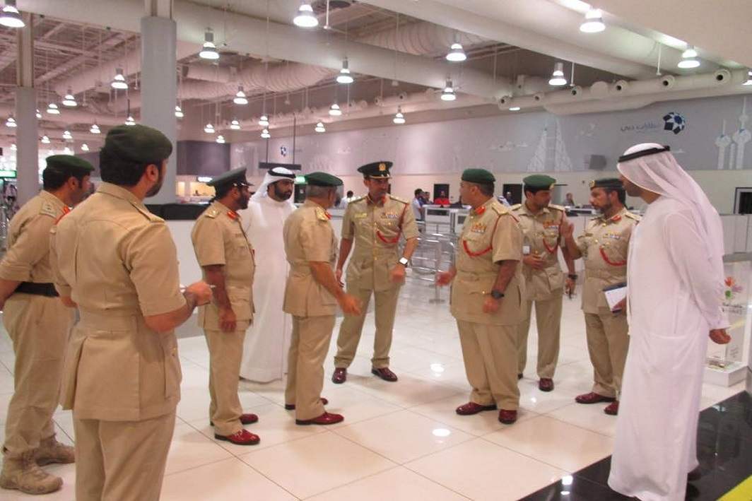 Security personnel at Dubai airport/Photo Courtesy: Facebook