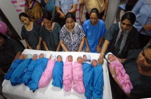 File photo of newborns at a surrogacy clinic/Photo: UNI