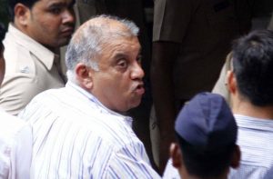 Peter Mukerjea accused of Sheena Bora murder case being produced at the Esplanade Court in Mumbai (file photo). Photo: UNI