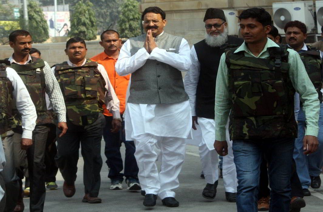 Mukhtar Ansari of the Bahujan Samaj Party who is in jail was barred from voting in recent Rajya Sabha elections