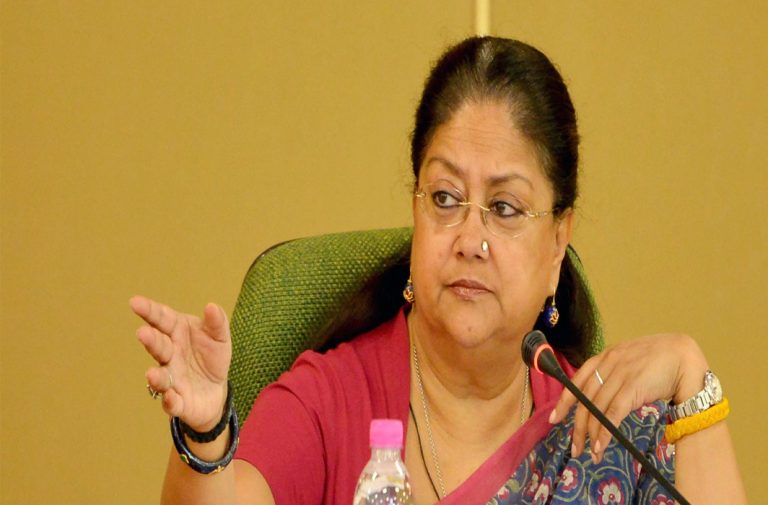 Weeks before polls, Rajasthan CM Raje gets SC notice in Rs 1.97 crore fraud land sale case