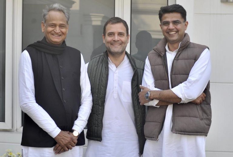 Rahul Brokers Peace In Rajasthan, Gehlot To Be CM, Pilot His Deputy