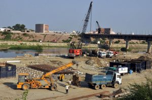 Gomti Riverfront project in Lucknow (file pic)/Photo: UNI