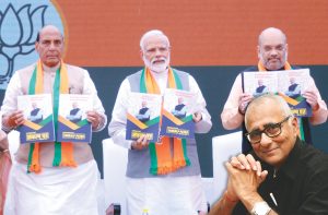 The BJP’s manifesto of 2019 pledging to abrogate the special status of J&K by promising to junk Articles 370 and 35A of the Indian Constitution will only push further away any solution to the Kashmir problem/Photo: UNI