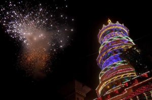 Displaying of fireworks is an integral part of the festival which is held at the famous Vadakkunnathan temple in Thrissur/Photos: keralaphotos.in