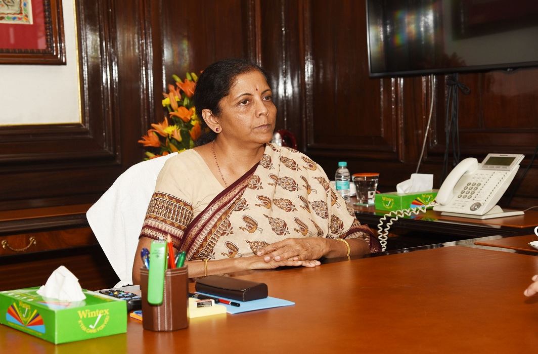 Nirmala Sitharaman taking charge as finance minister. The government’s Economic Advisory Council has rebutted Arvind Subramanian’s claims on India’s GDP figures/Photo: PIB