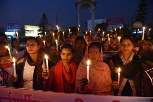 A candlelight march on Human Rights Day in Patna/Photo: UNI