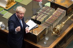 British PM Boris Johnson in the House of Commons/Photo: UNI