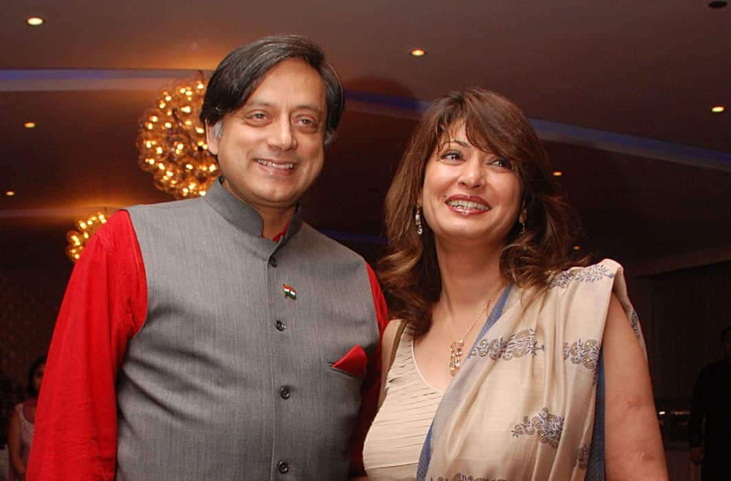 Shashi-Tharoor-and-Sunanda-Pushkar