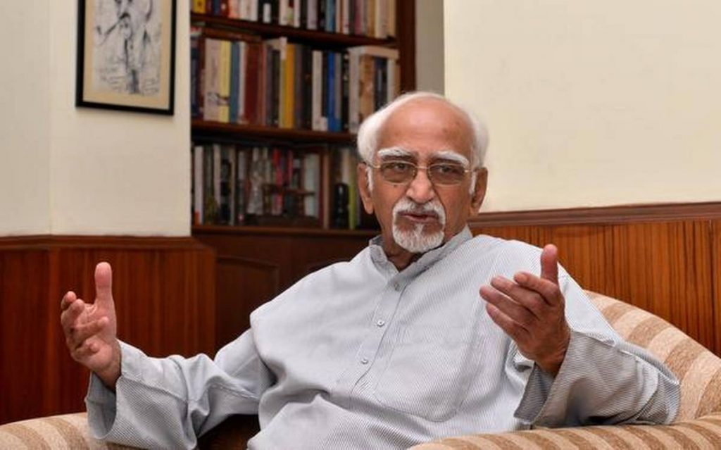 Hamid Ansari, former Chairman of the Rajya Sabha