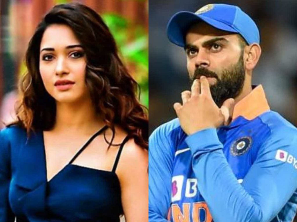 Tamannah Bhatia and virat