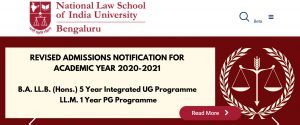 NLSIU Common Law Admission Test