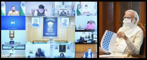 Modi review meeting Class XII Board exams of CBSE, through video conferencing New Delhi June 01, 2021