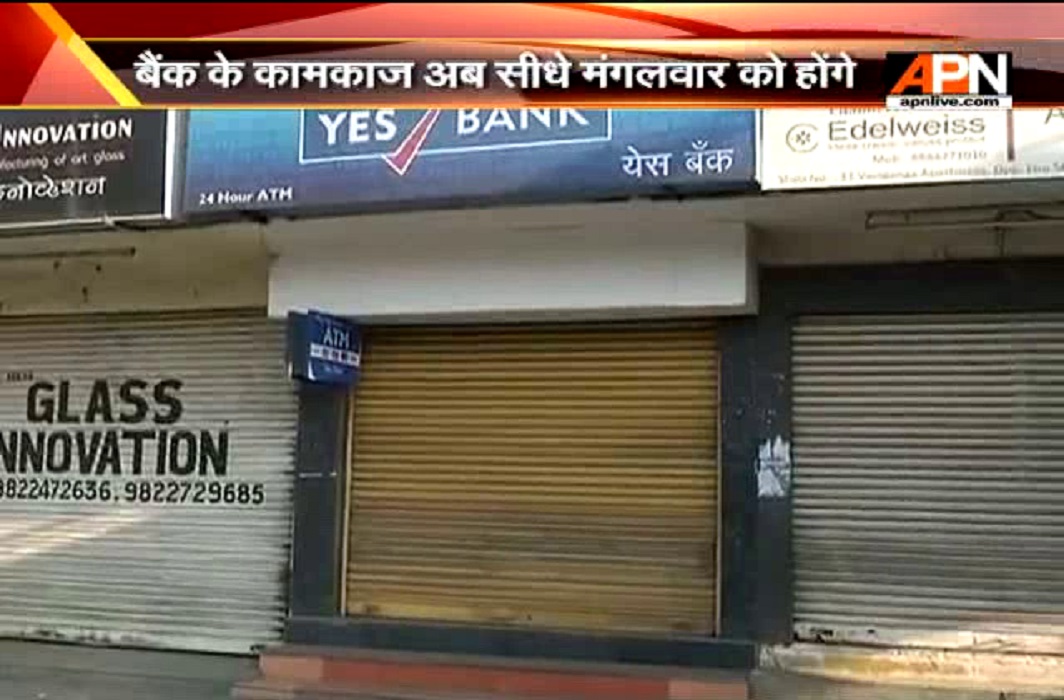 Banks closed in India