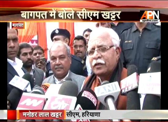 Note Ban is a good move 'Manohar Lal Khattar'