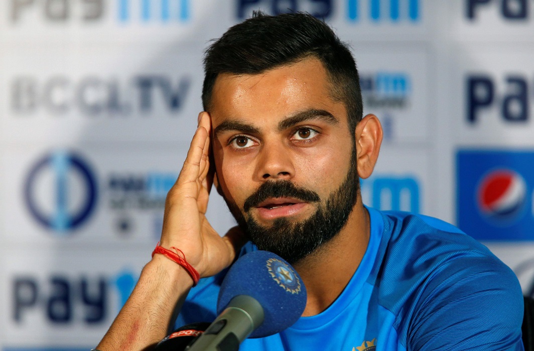 THE NEW CAPTAIN COOL: India's captain Virat Kohli speaks during a news conference ahead of their first One Day International match during India team practice session, Pune, Reuters/UNI