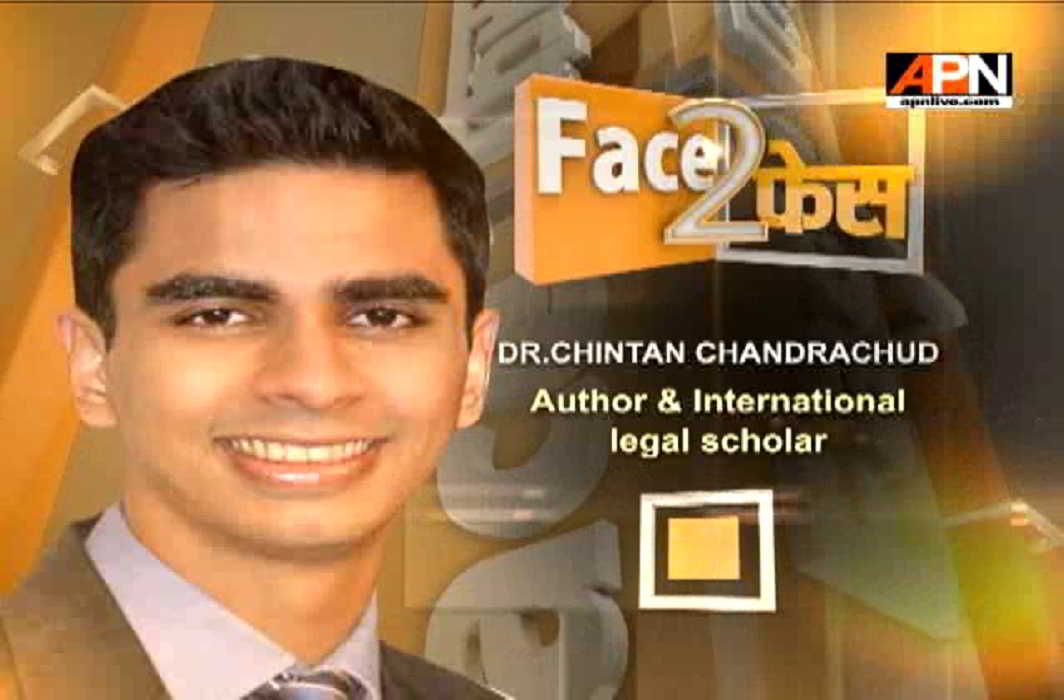 Face2Face: Special interview with Writer & Lawyer Chintan Chandrachud