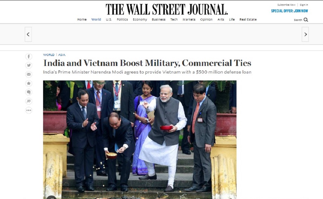 China lone critic of India-Vietnam Akash pact