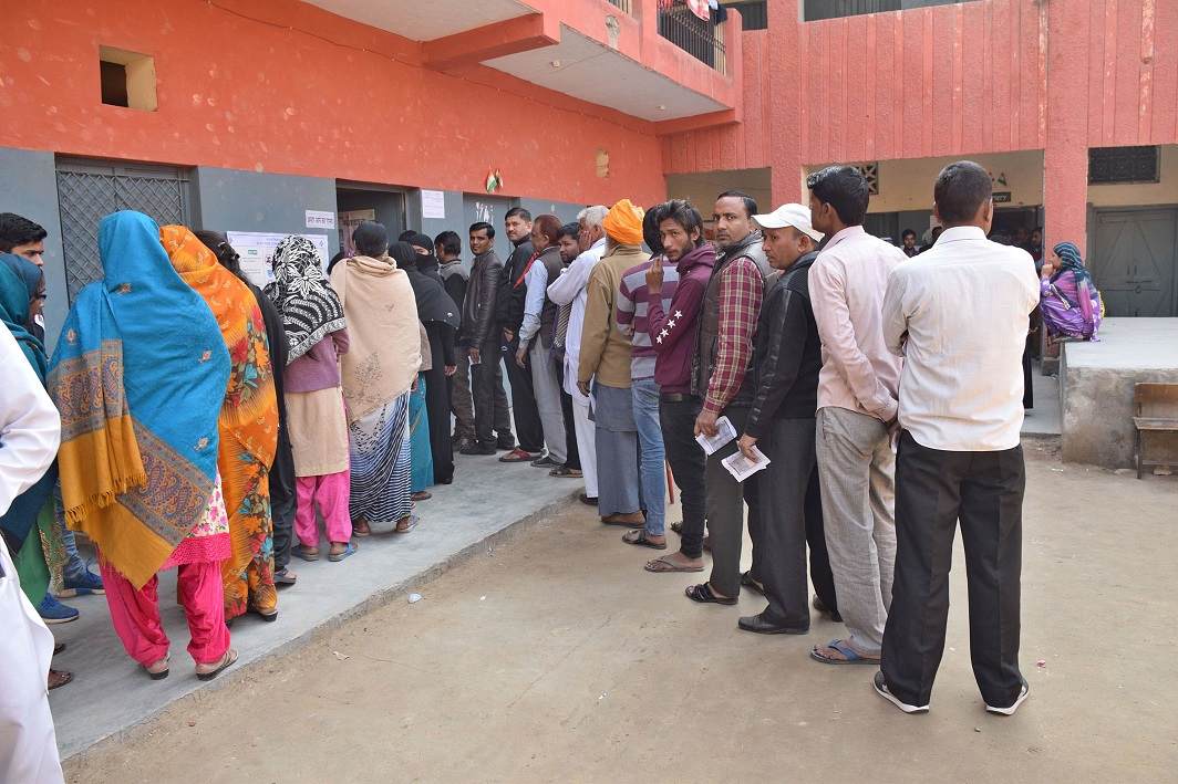 villagers boycott polls