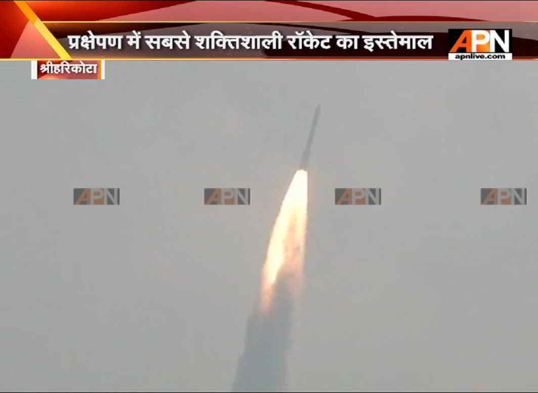 ISRO launched PSLV C-37 with 104 satellites creates a history.