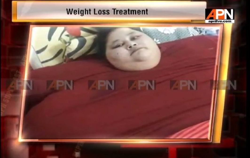 Heaviest woman looks forward to cure