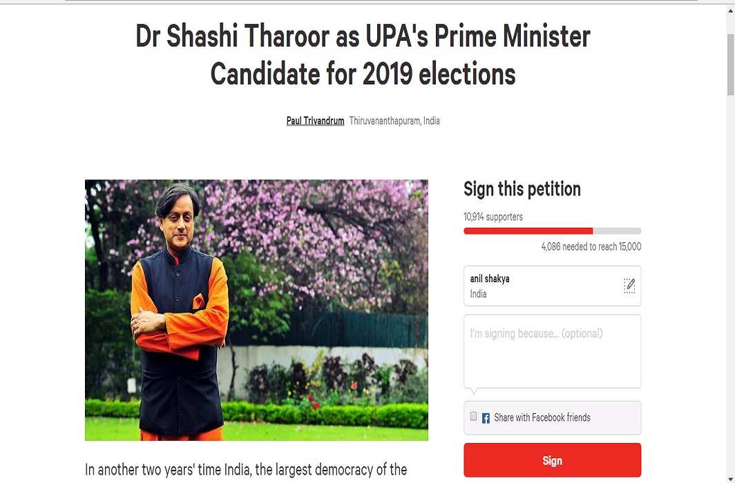Can Tharoor be a PM alternative for Congress?
