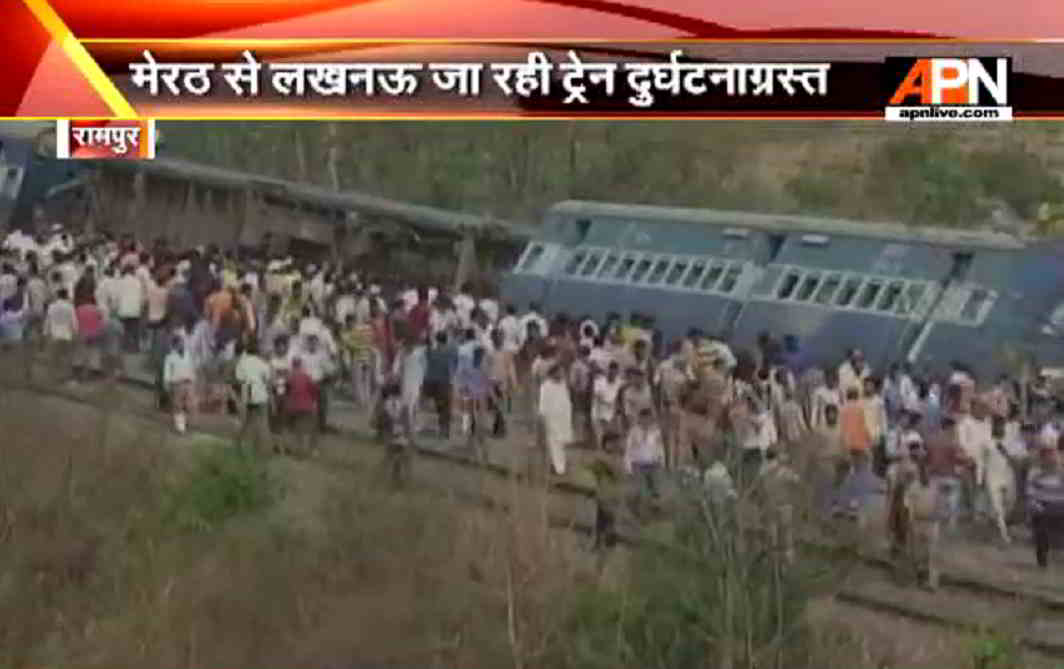8 Coaches of Meerut-Lucknow Rajya Rani Express derail near Rampur