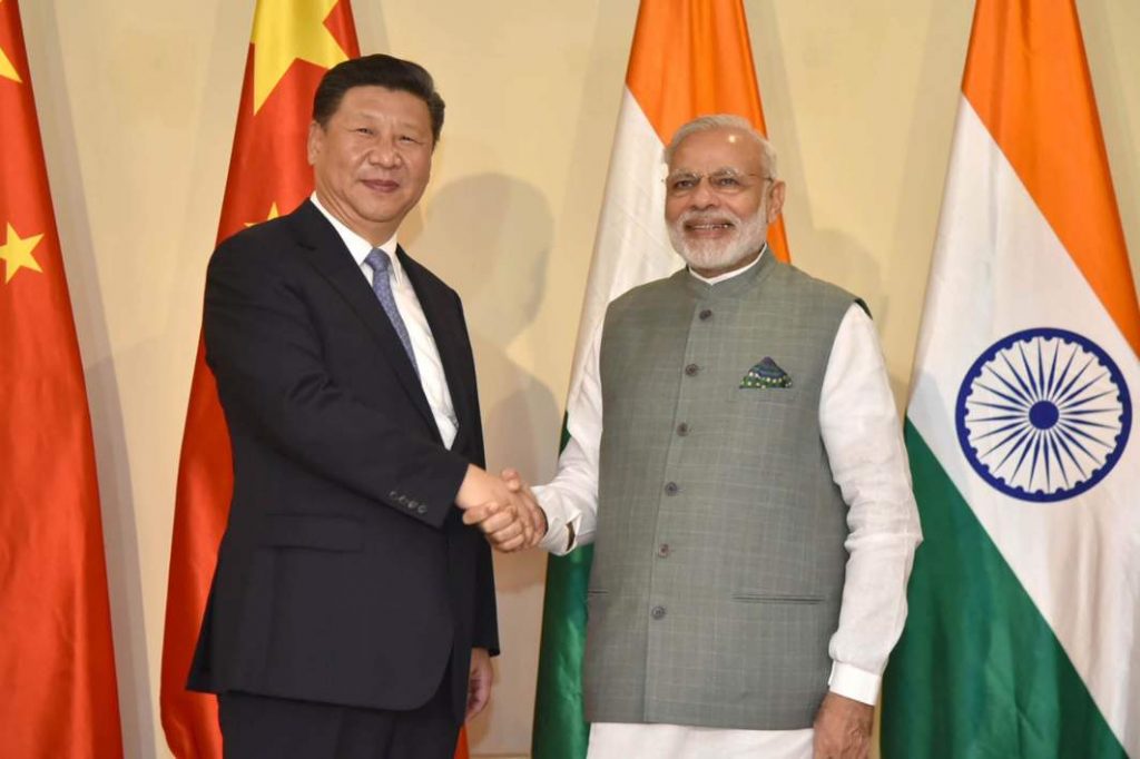NEEDED, SOME PROACTIVE DIPLOMACY: Prime Minister Narendra Modi meets President of People’s Republic of China Xi Jinping ahead of the BRICS Summit in Goa, UNI