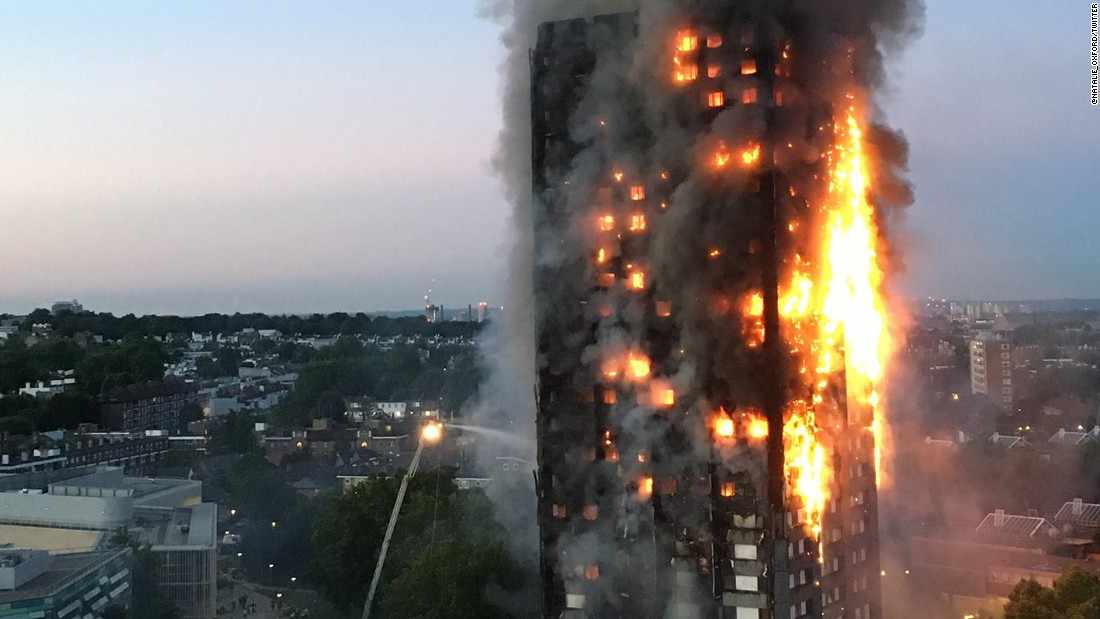 Fire in London residential tower