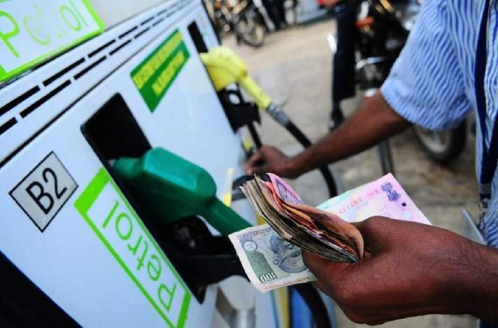 Petrol prices go up by Rs 1.23 per litre, diesel by Rs 89 paisa