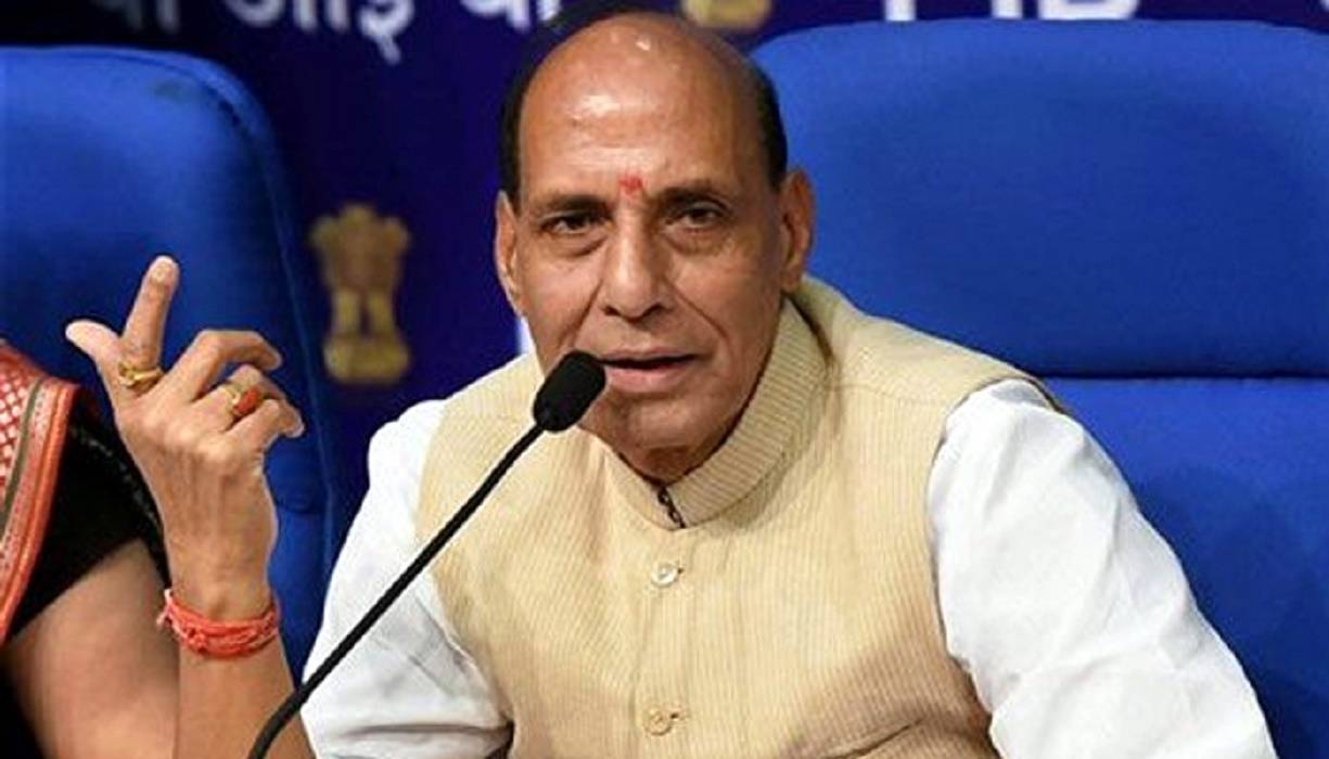 Smiling Without Answering: Rajnath confident of return of normalcy to Valley