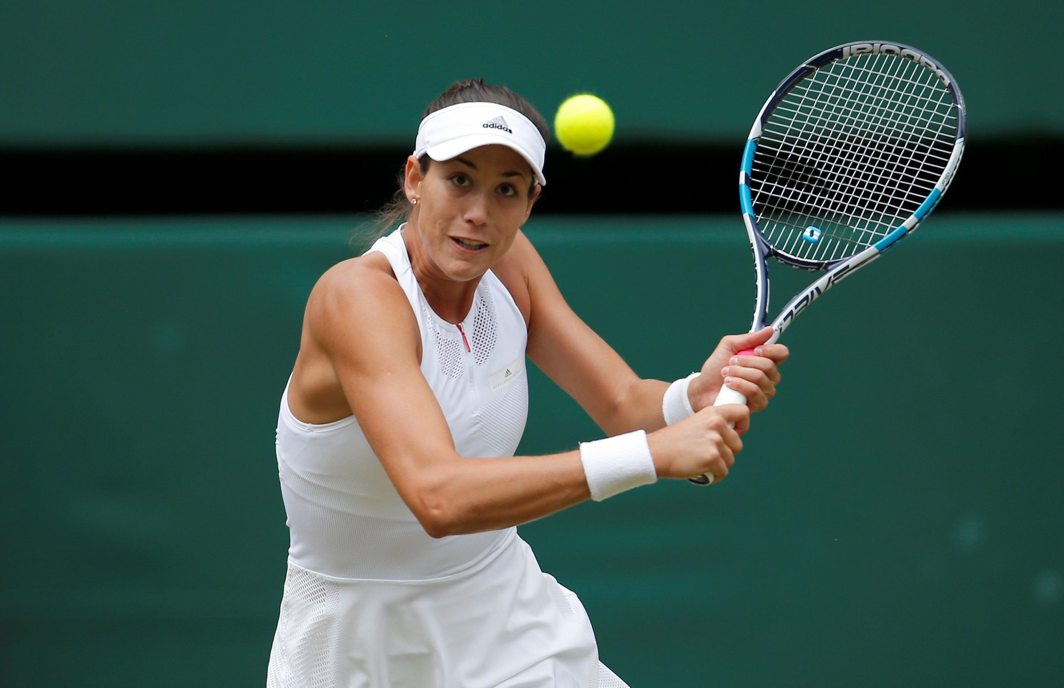 SECOND CHANCE: Spain’s Garbiñe Muguruza in action during her semifinal match against Slovakia’s Magdalena Rybarikova at Wimbledon, London. She will face off against five-time champion 37-year-old Venus Williams (USA) in the finals on Saturday, Reuters/UNI